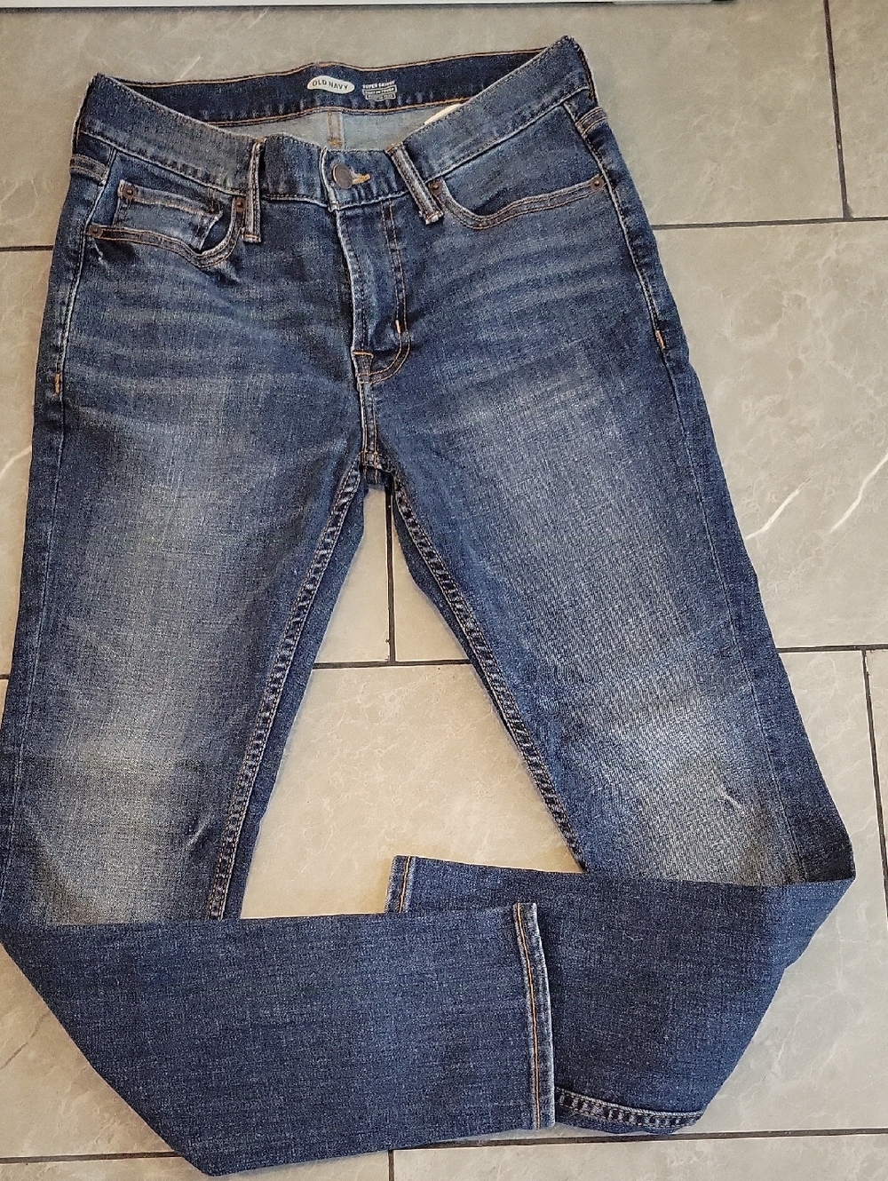 Old Navy Blue Faded Skinny Jeans